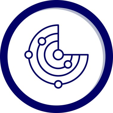 Modern simgenin vektör illüstrasyonu