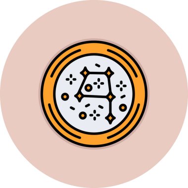 Modern bir simgenin vektör illüstrasyonu