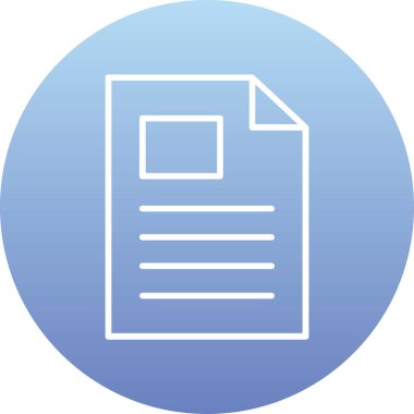 kolayca düzenlenebilen ya da düzenlenebilen dosya izole edilmiş vektör simgesi.