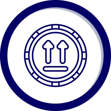 Modern bir simgenin vektör illüstrasyonu