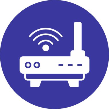 Yönlendirici simgesinin vektör illüstrasyonu