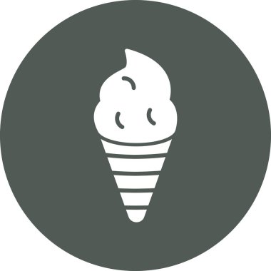 krem simge vektör çizim