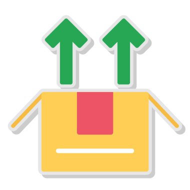 alışveriş poşeti vektör simgesi