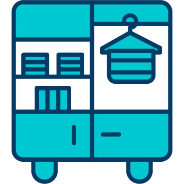 Mağaza. Web simgesi basit illüstrasyon