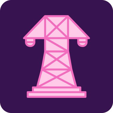 Modern b 'nin vektör illüstrasyonu fabrikanın ikonundan yoksun