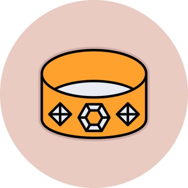 Modern b 'nin vektör illüstrasyonunda yiyecek ikonu yok