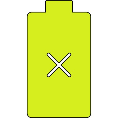 Beyaz arkaplanda yeşil enerji sembolü.