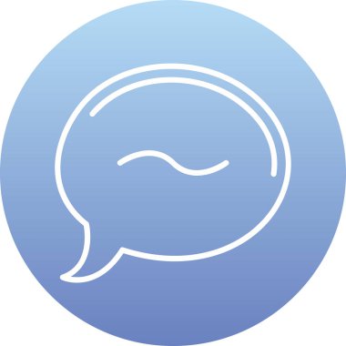 konuşma kabarcığı vektör çizimi