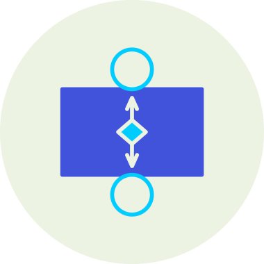 Yön. Web simgesi basit tasarım