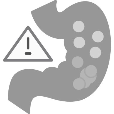 mide ikonu vektör illüstrasyonu