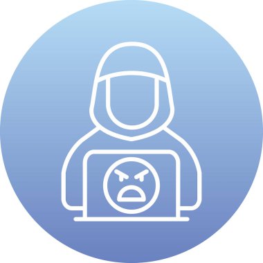 Modern simgenin vektör illüstrasyonu