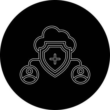 Vektör illüstrasyonu, simge ögesi arkaplanı