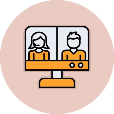 seo modern simgesinin vektör illüstrasyonu