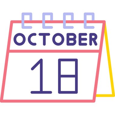 Takvim işareti beyaz arkaplan