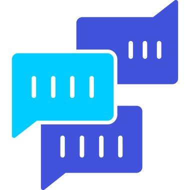 Konuş. Web simgesi basit illüstrasyon