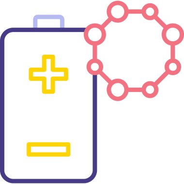 Modern simgenin vektör illüstrasyonu