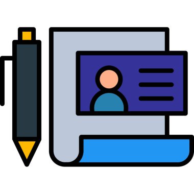 Eğitim okulu eğitim simgesi - özet biçimi