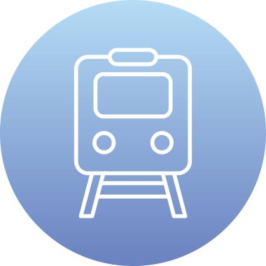 Benzersiz tren vektör simgesi