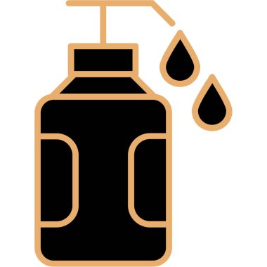 Sprey. Web simgesi basit illüstrasyon