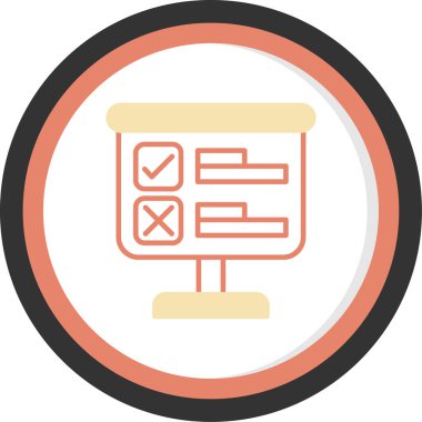 onay listesi simgesini. vektör çizim