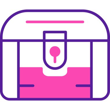 kutu simgesi vektör illüstrasyonu