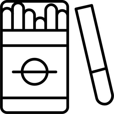 sigara tüttüren ikon