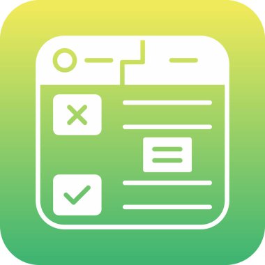 Belgenin vektör illüstrasyonu