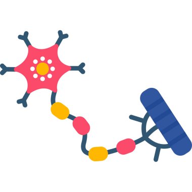 bakteri ve virüs vektör simgesi