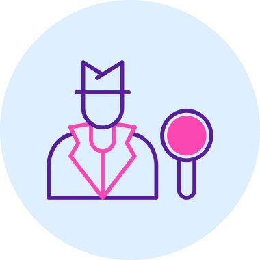 Modern bir simgenin vektör illüstrasyonu