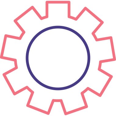 Teçhizat Web simgesi basit illüstrasyon