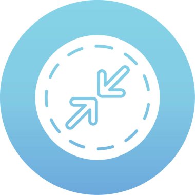 Seyahat sembolü için uygun pusula simgesi. Mavi daire tarzı. Basit tasarlanabilir. basit sembollü vektör şablonu