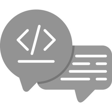 Sohbet mesajı vektör çizgisi simgesi, vektör, illüstrasyon