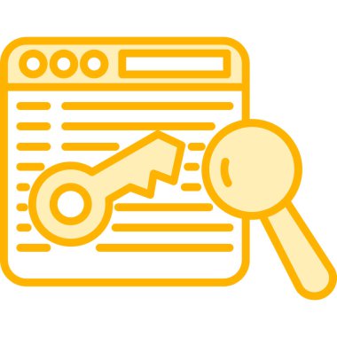 veri analizi. Web simgesi vektör illüstrasyonu