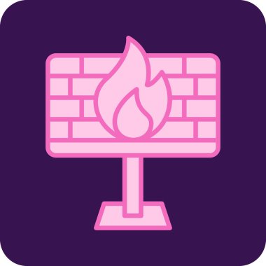 Güvenlik duvarı simgesi, özet biçimi