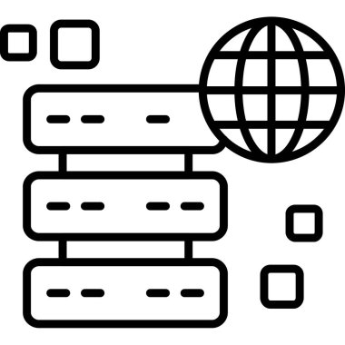 veri ağı sunucu simgesi