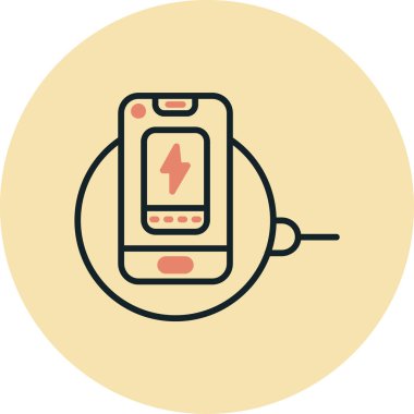 Pil. Basit ağ simgesi