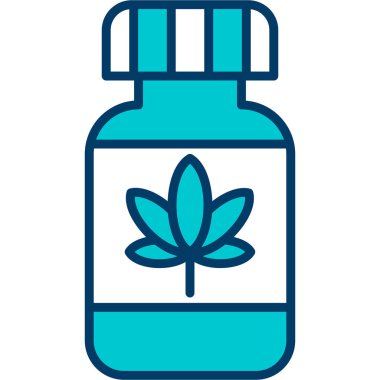 Esrar bitkisi ile esrar kavanozu