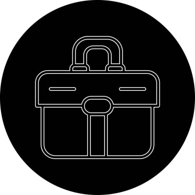 evrak çantası ikonu vektör illüstrasyonu