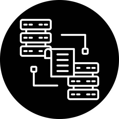 ağ sunucu simgesi, basit biçim