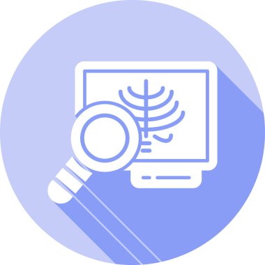 Arama simgesi vektör illüstrasyonu