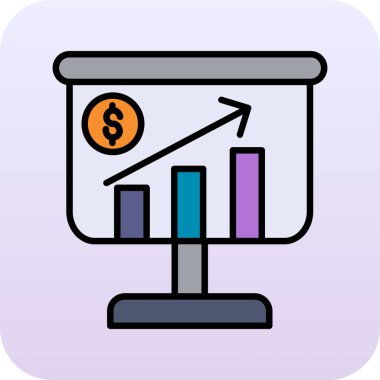 ticari grafik vektör simgesi
