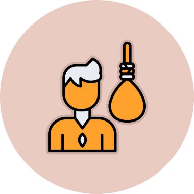 İnsan simgesinin vektör illüstrasyonu