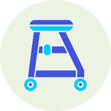 Tramvay. Web simgesi basit illüstrasyon