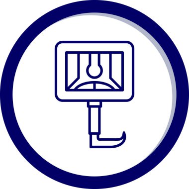 Modern b 'nin vektör illüstrasyonu eksik simgesi