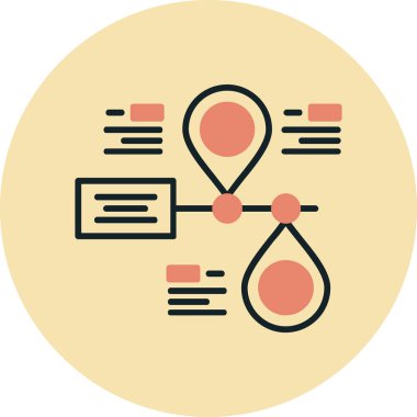 seo modern simgesinin vektör illüstrasyonu