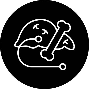 Gıda simgesinin vektör illüstrasyonu