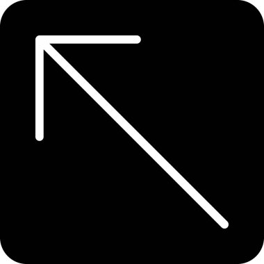 ok yönü soldaki simge ana hat biçiminde