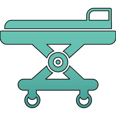 Gördüm. Web simgesi basit illüstrasyon