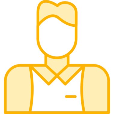 avatar erkek kişi simgesi düz stil