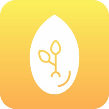 İndirme vektör simgesine sahip eşsiz bir yaprak